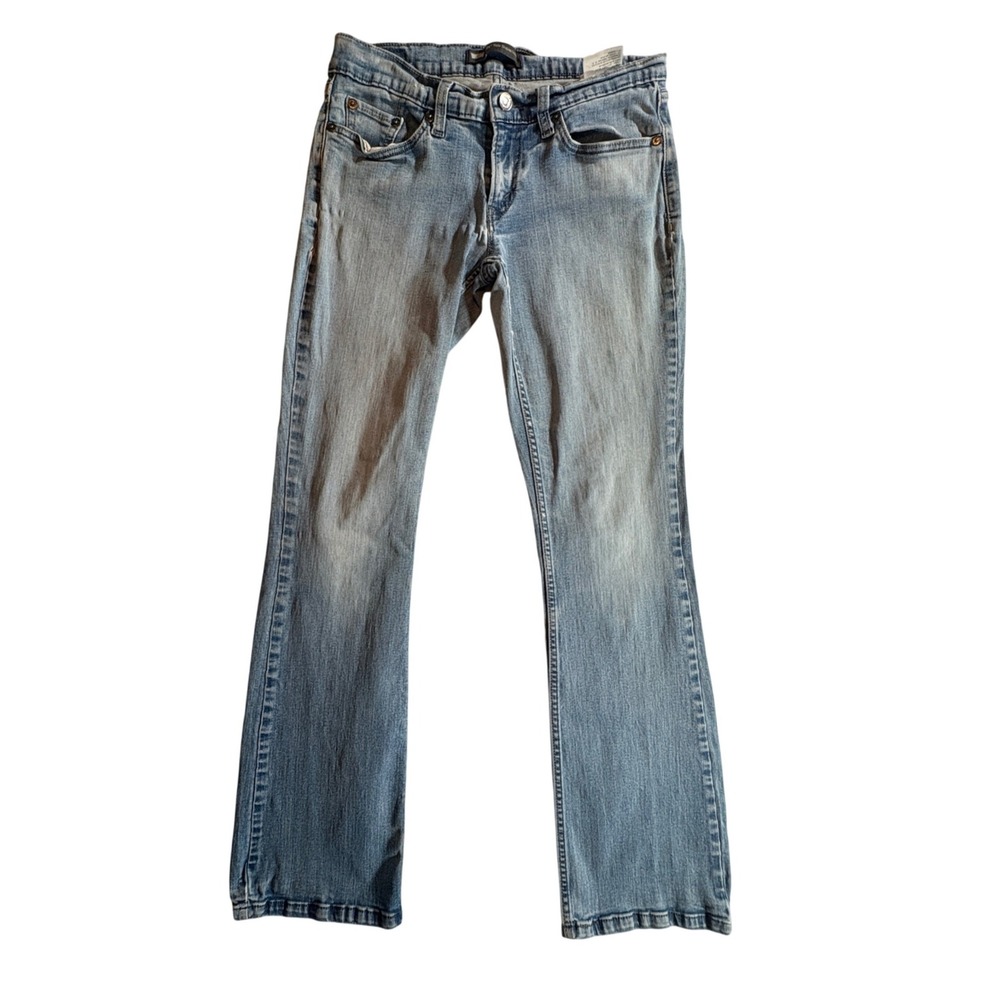 Levis 524 Too Superlow Bootcut Jeans Light Wash Denim W28 L32 Size 7M